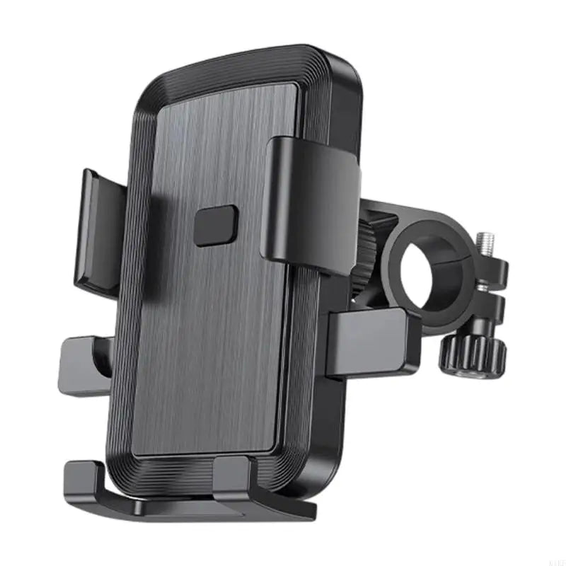 Motorcycle Handlebar/Rearview Mirror Mounted Phone Holder Scooter E-Bike Phone Cradle 360 Degree Rotating Shockproof Stand K1KF Quake handlebar CN