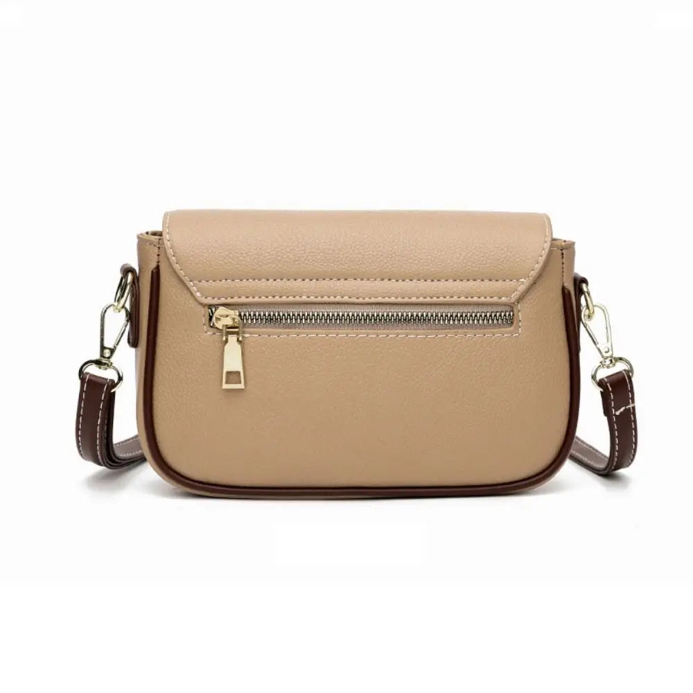Brand Design PU Leather Handbags Women Fashion Simple Crossbody Bags Ladies Luxury Advanced Sense Shoulder Bag Quake