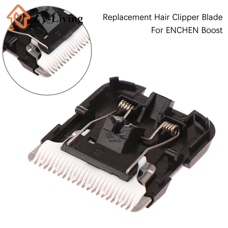 1Pcs Replacement Ceramic Cutter Head Hair Clipper Blades for Enchen Boost, Universal Hair Cutter Accessories Quake