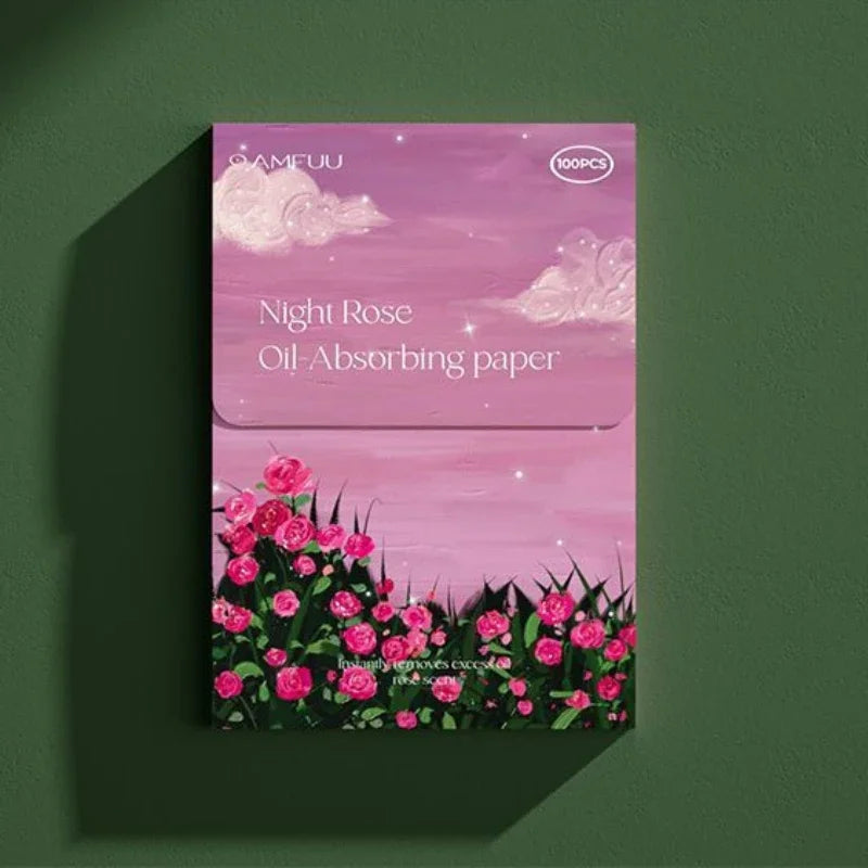 300Sheets Green Tea Facial Oil Blotting Sheet Makeup Paper Absorbent Women Face Control Paper Oil Cleansing Cosmetic Tool Quake No.9 300pcs