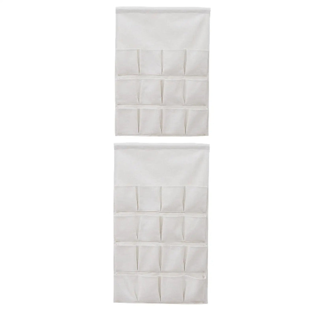 Hanging Storage Bag Organizer Pockets, over The Door Organizer for Bedroom Quake 16 Pockets