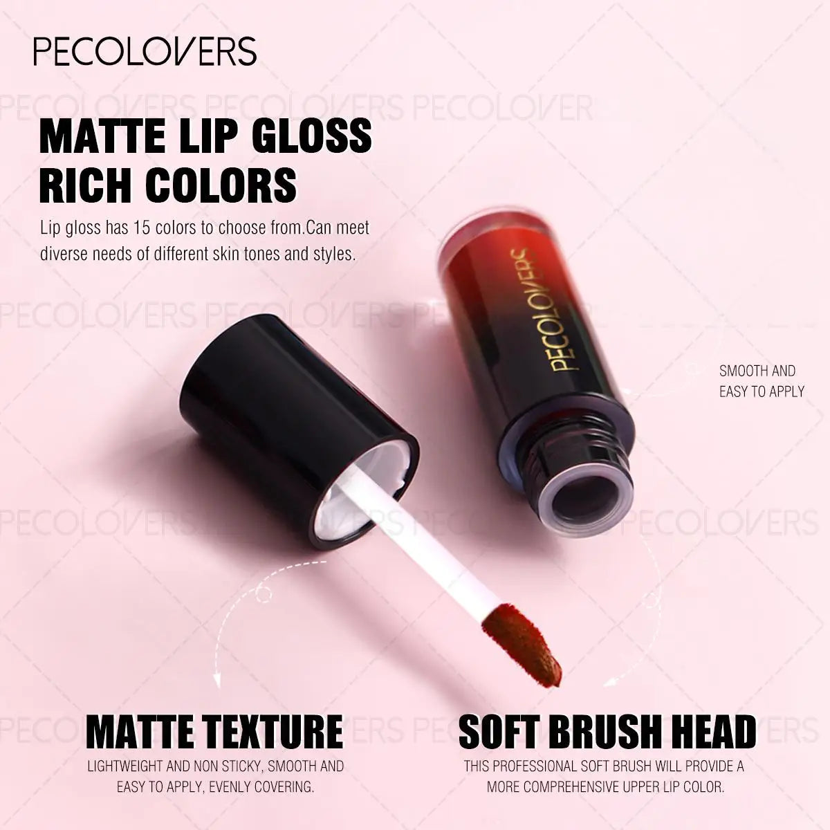 3PCS Face Suit, Black, Lipstick+eye Shadow+eyeliner, Waterproof and Durable, Suitable for Holiday Makeup Quake