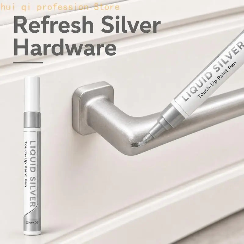 Silver Touch-Up Pen for Appliance Panels, Wheel Edges and Scratch Care H8WE Quake