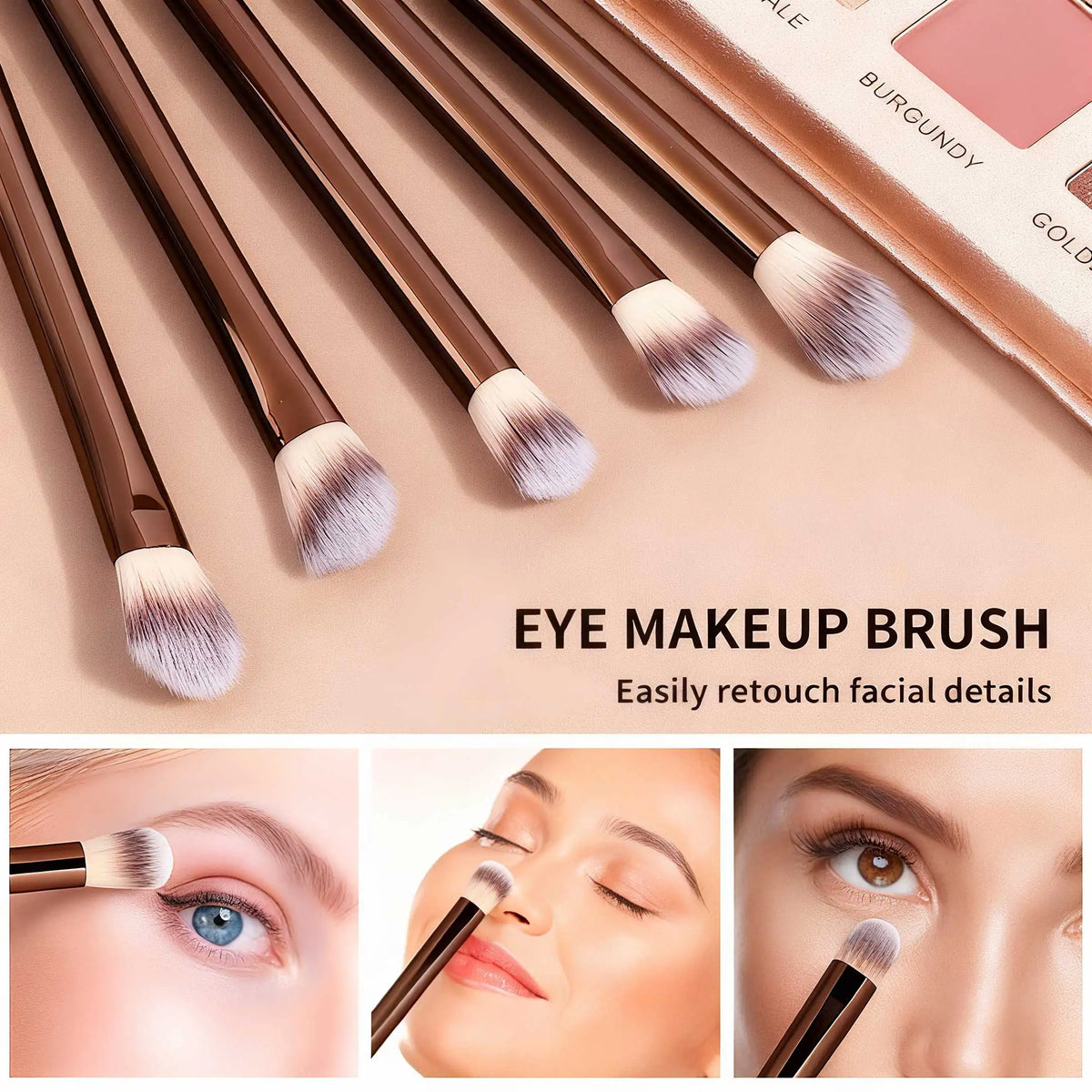 13pcs Makeup Brushes with Storage Bag Soft Fluffy Cosmetic Foundation Powder Eyeshadow Kabuki Blending Beauty Tool Makeup Quake
