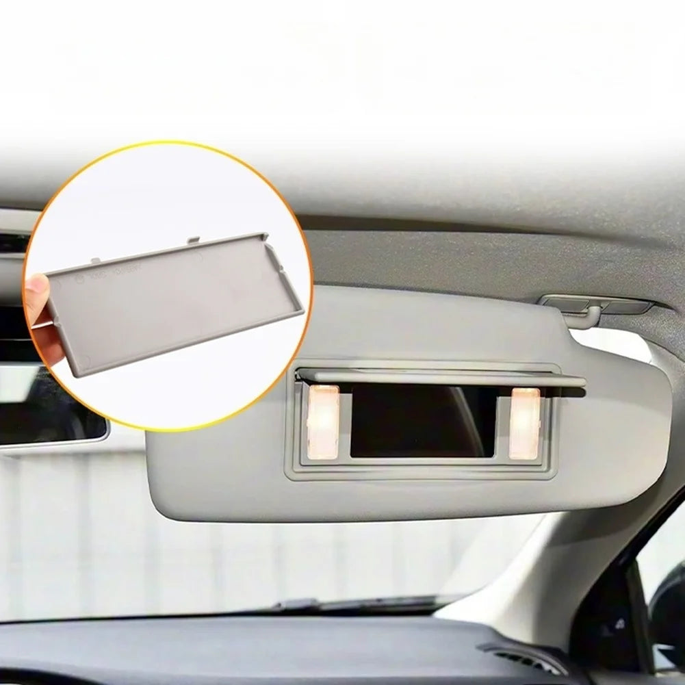 Visor Replacement Makeup Mirror Cover Sun Visor Replacement Gray Reinforced Card Holders For Volvo S60L 2014-2019 Quake