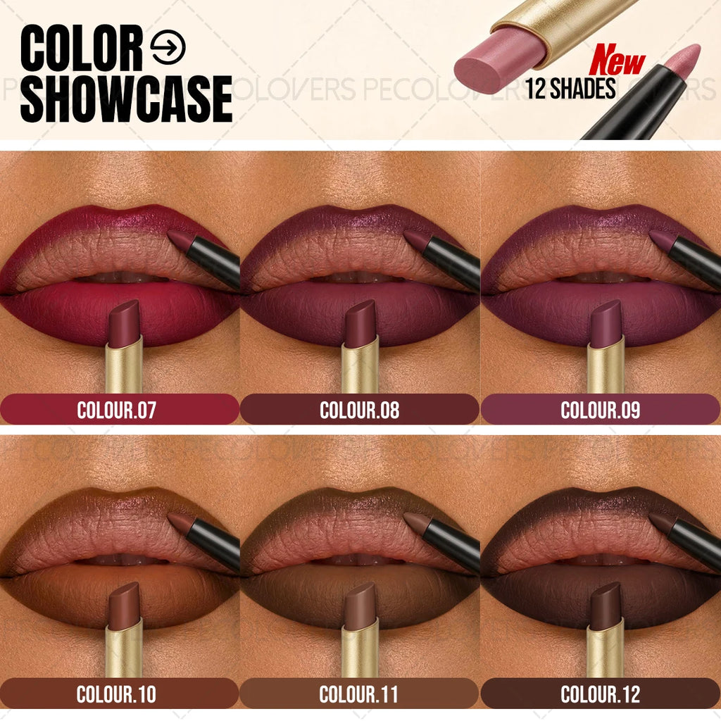 1PC Lip Liner, Multiple Colors To Choose From, Full and Charming Lips, Contouring Lips, Lip Cosmetics Quake