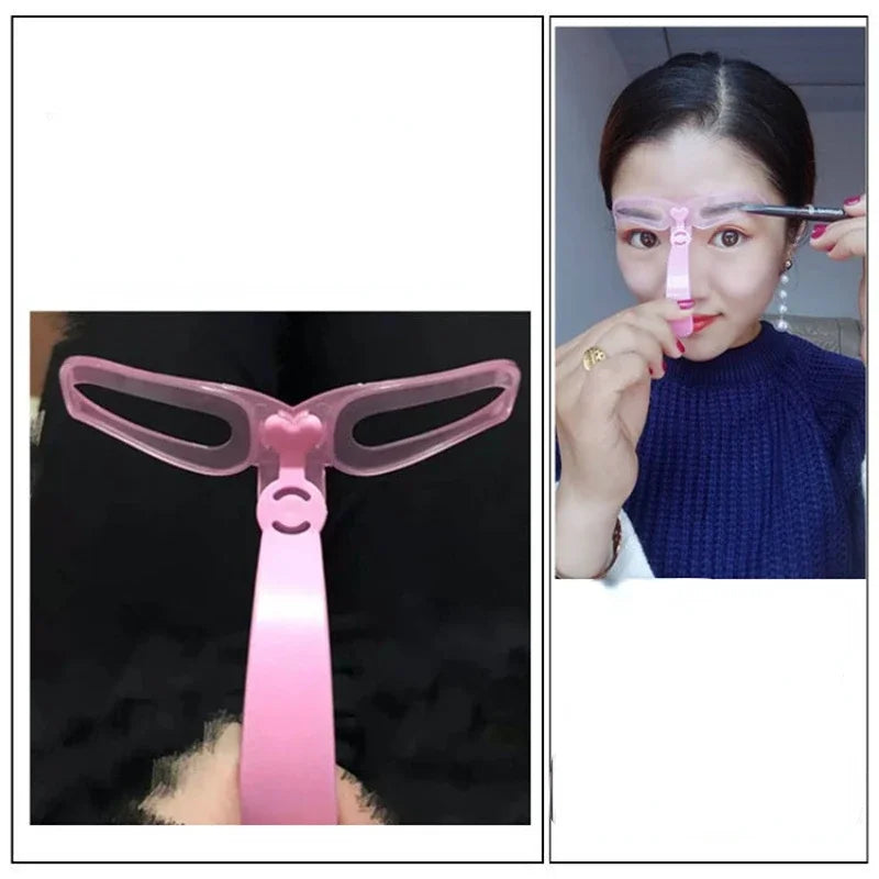 Eyebrow Special Stencil Eyes Makeup Stencils Grooming Shaping Helper Eye DIY Beauty Tool Reusable Eyebrow Drawing Guide Template Quake
