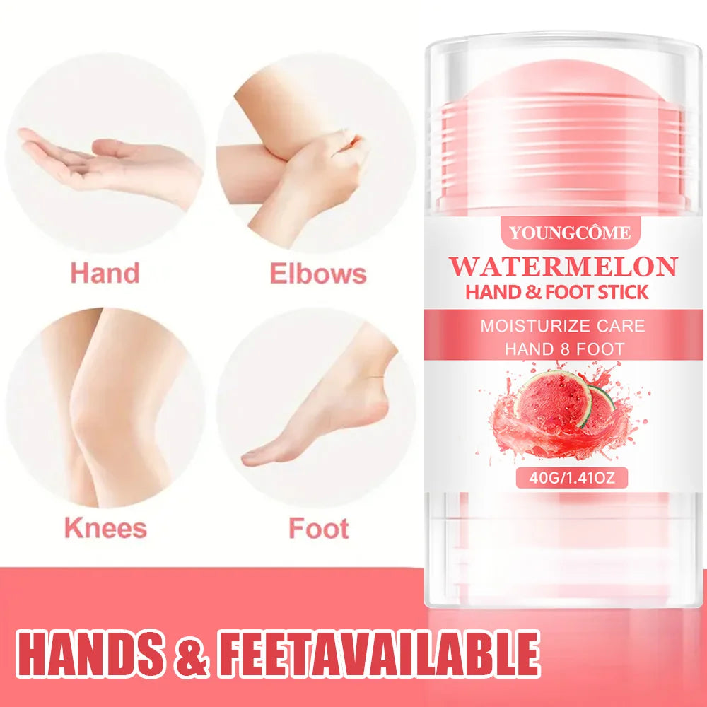 Ultra-Hydrating Watermelon Foot Cream For Softening Dry Cracked Feet Gentle Exfoliation Daily Foot Care Quake