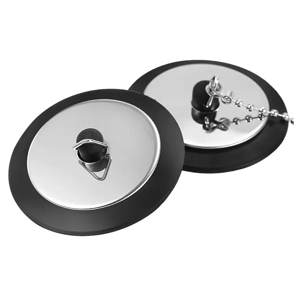 1Pcs Durable Rubber Tub Stopper Universal Silicone Bath Tub Drain With Hanging Ring With Chain Bathtub Plug Bathtub Accessories Quake