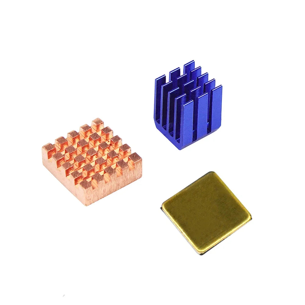 Radiator Copper Raspberry Heatsink Mini PC Raspberry Pi 4 3 2 1 Model B A Plus Processor RAM Memory Lan Chip Heat sink Cooling Quake
