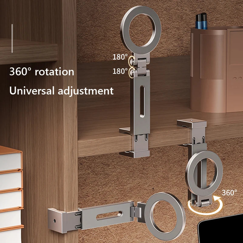 Universal Magnetic Phone Holder Travel Essentials Flexible Rotation Hands-Free Airplane Phone Mount for phone Quake