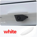 Car Reverse Camera Silicone Rain Shade Cover Accessories Quake WHITE