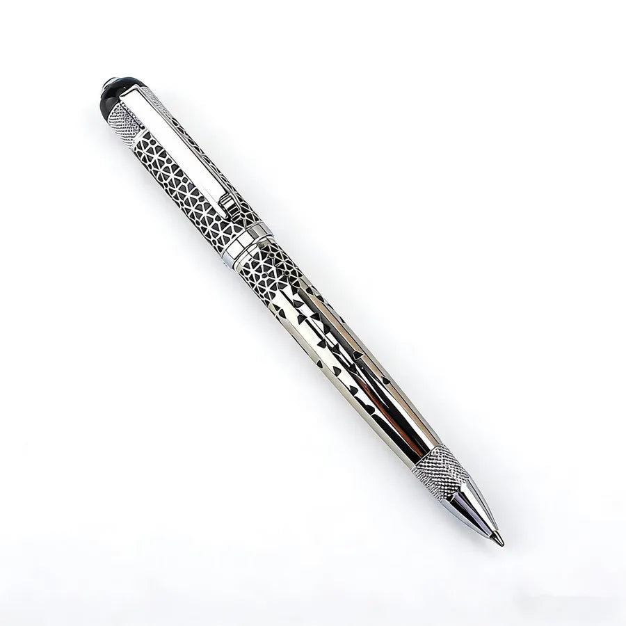 High Quality Full Metal Lattice Shape Luxury Ballpoint Pen Business Men Birthday Gift Writing Pen SCHOOL STATIONERI Quake 1350-1 1