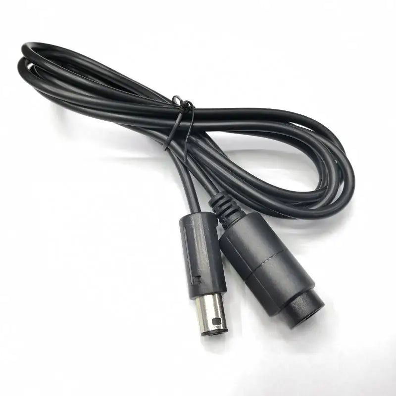 1.8m Cable for NGC Game Cube Gamepad Console Extention Cable Game Controller Connection Cord for Game Cube Accessories Quake Black
