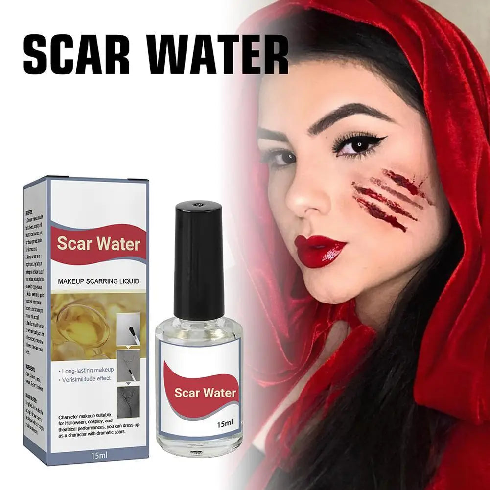 Makeup Scarring Liquid, Scarring Liquid Special Effect Make Up, Liquid Scar Makeup Cosmetic Special Effects Liquid For Halloween Quake