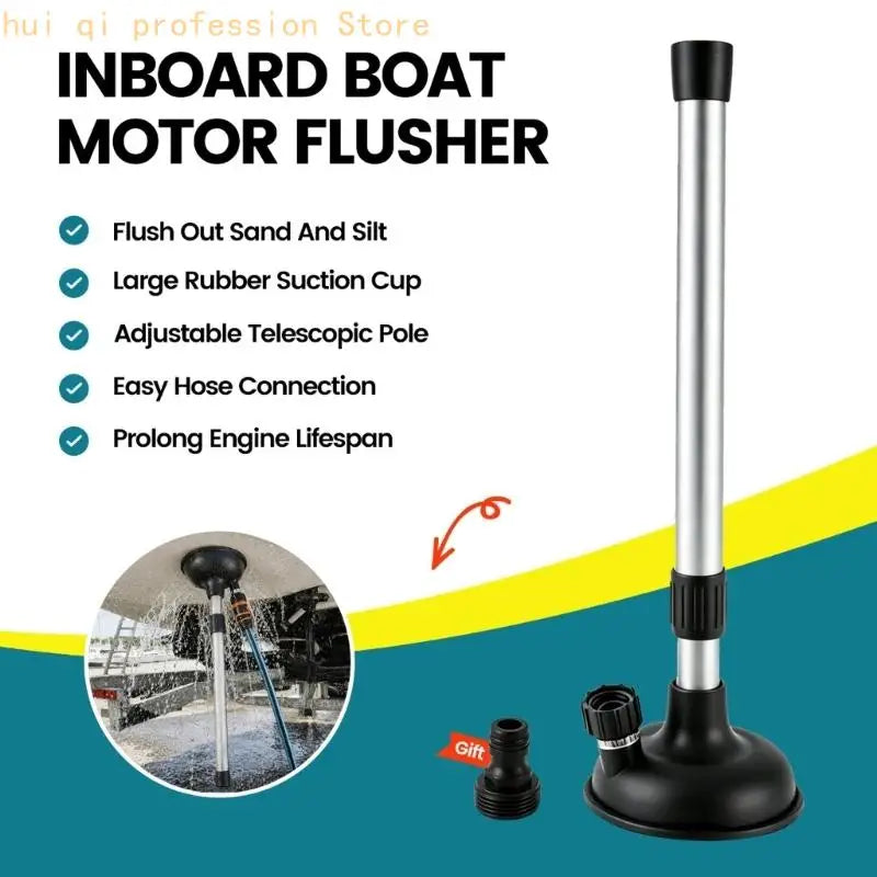 Aluminum Rubber Inboard Engine Cleaner Telescopic Flusher For Ship Engine Care H8WE Quake