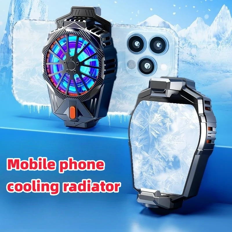 New J20 digital display mobile phone radiator cooling Mobile fan for IPhone Xiaomi Samsung Asus game cooler Quake