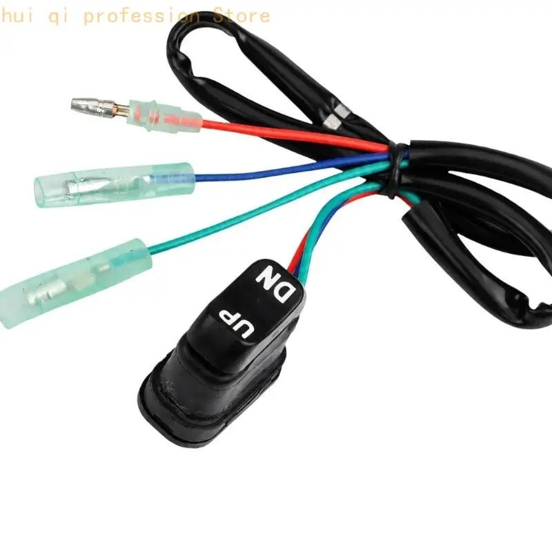 Corded Power Tilts Trim Switches 18286A43 Replacements for Remote Control Box, Marine Tilts Assembly for 25–400HP Motor Quake