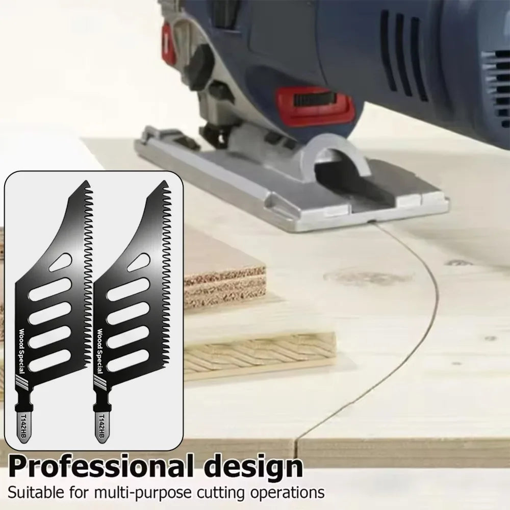 Carbon Steel Scroll Saw Blade T-Shank Fine Coarse Teeth Saw Blade for Wood Aluminum Household Fast Tight Spaces Cutting Tools Quake