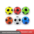 63mm Mini Soccer Ball Kids Soft Elastic Bouncing Toy Outdoor Fun Sport Ball Random Color Quake random one