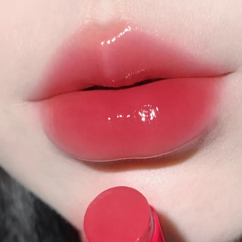 High Sweet Glitter Mouth Red Lip Glaze Natural Non Staining Glass Mirror Plain Clear Lip Gloss Quake 06