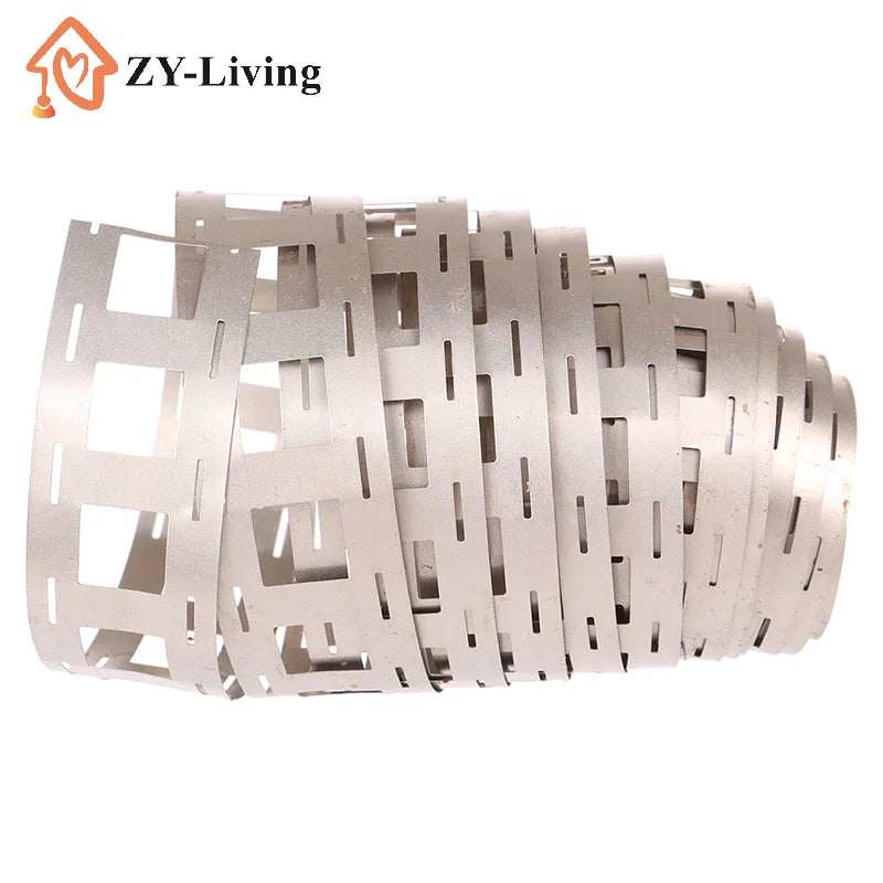 1m/3.2ft 2P 0.15mm Thickness Nickel Plated Steel Strip Sheet For 18650 Battery Spot Welding Quake
