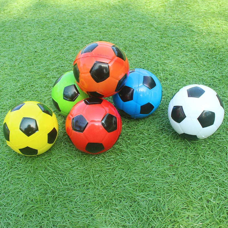 63mm Mini Soccer Ball Kids Soft Elastic Bouncing Toy Outdoor Fun Sport Ball Random Color Quake