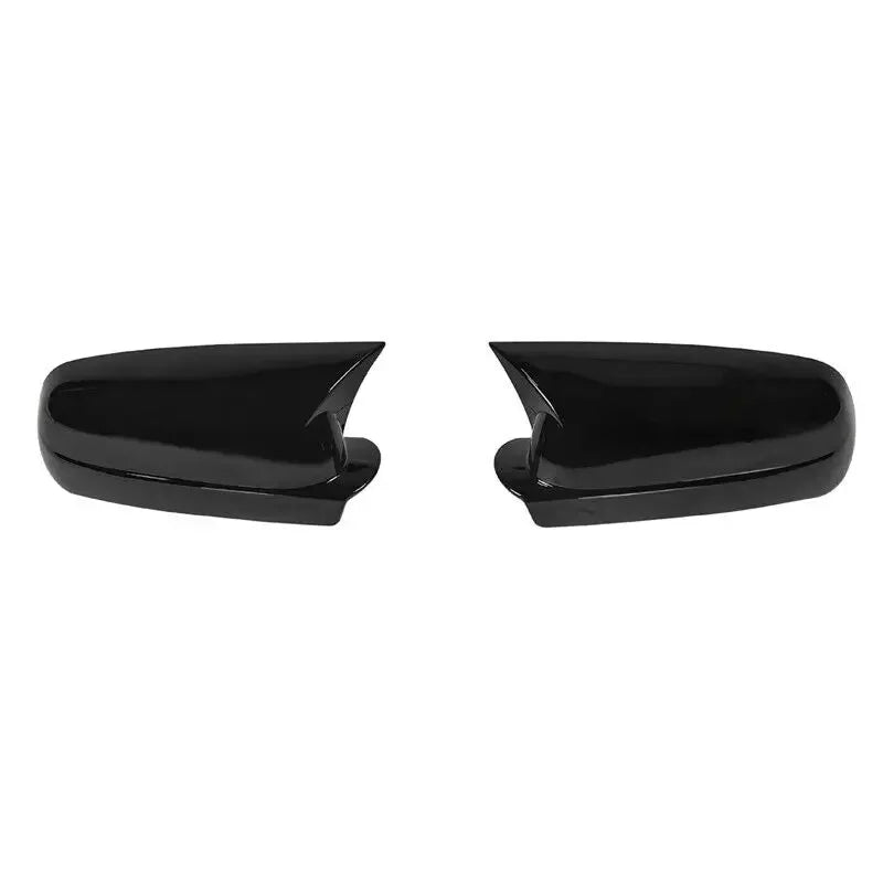 For VW Golf 4 MK4 1998-2002 Passat B5 Jetta Car Rearview Side Mirror Cover Sticker Wing Cap Exterior Door Case Trim Carbon Auto Quake Gloss Black