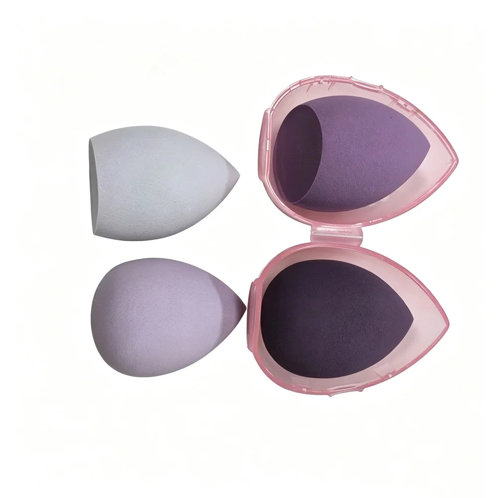 vvocci Gourd Oblique Cut Powder Puff Makeup Sponge Makeup Sponge Beauty Cosmetic Egg 4pcs Beauty Blender Teardrop Quake