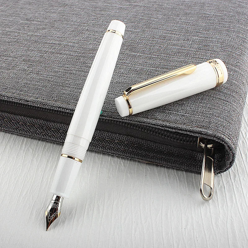 Jinhao 82 Porcelain White Fashion Colour Business Office Student School Stationery Supplies Fine Nib Fountain Pen New Quake 82-1 Medium 0.6-0.7mm