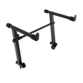 Universal Extension Adapter Second Tier Stand for Electronic Piano Keyboard Stand Rack Holder Adjustable Width 42-75cm Quake black