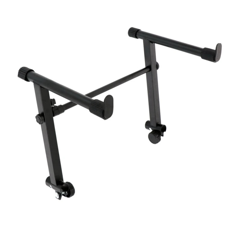 Universal Extension Adapter Second Tier Stand for Electronic Piano Keyboard Stand Rack Holder Adjustable Width 42-75cm Quake black