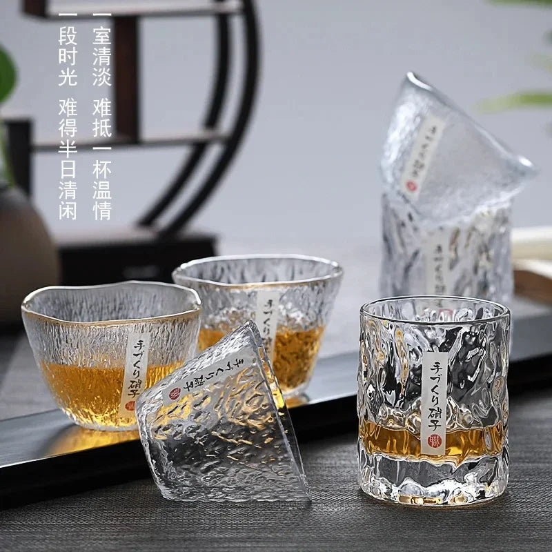 Japanese Style Creative Cup Whiskey Cup High-end Appearance Grade Beer Cup Household Cup Quake