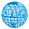 Movable Chicken Balls Cage for Outside Portable Ventilated Chicken Ball Cage Ball Shaped Chicken House Backyard Farms Quake Blue 50cm
