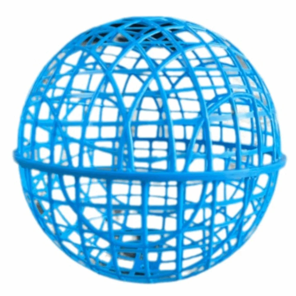 Movable Chicken Balls Cage for Outside Portable Ventilated Chicken Ball Cage Ball Shaped Chicken House Backyard Farms Quake Blue 50cm