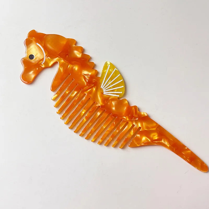 Wide Tooth Detangling Pocket Comb – Cute Animal Pattern