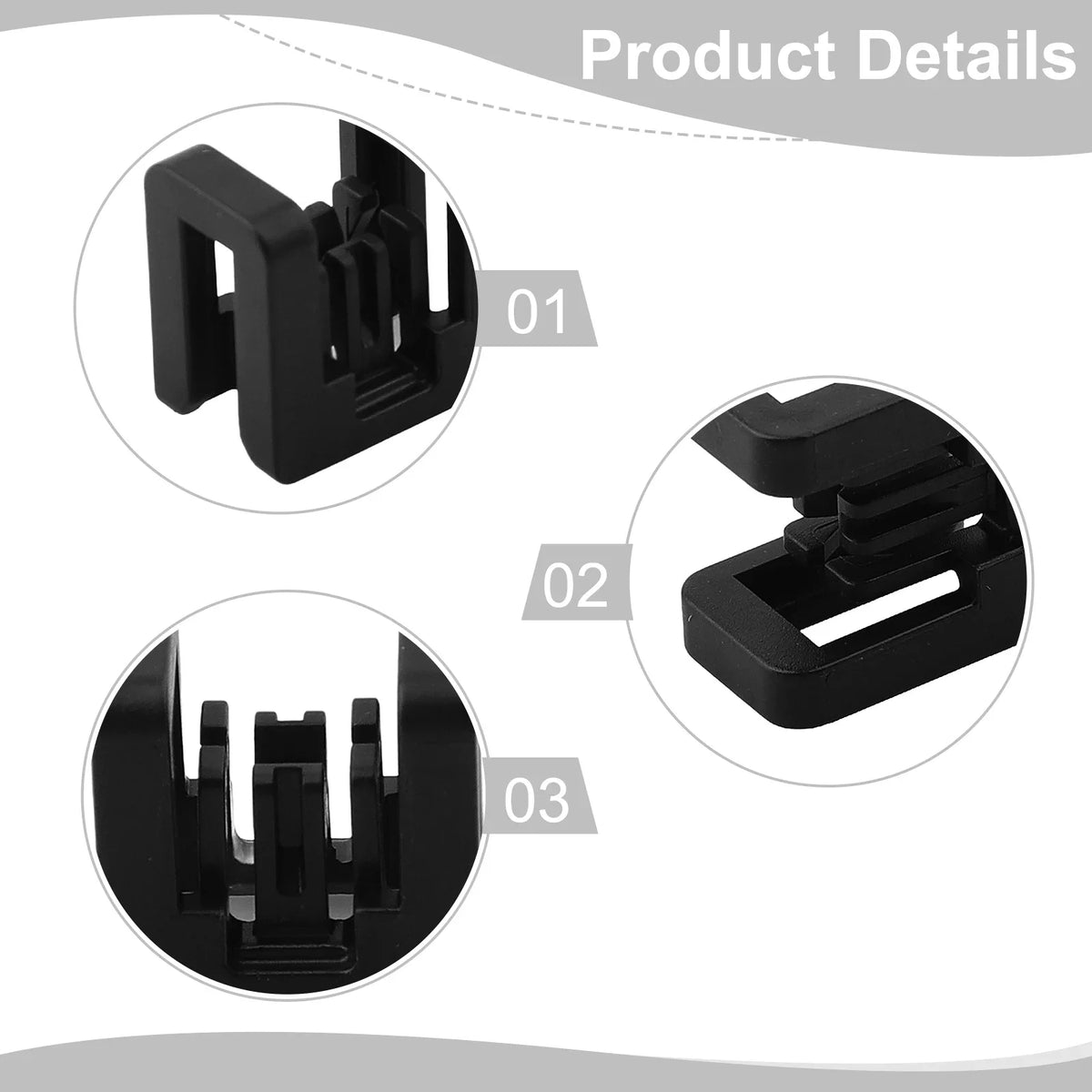 Long lasting Performance Wiper Hood Trim Deflector Panel Reset Clips for Nissan For Xtrail For Tiida (Pack of 10) Quake