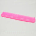 New Anti-static Hair Comb Double Side Plastic Comb Professional Barber Salon Hair Comb Styling Tool Household Hair Cut Quake pink