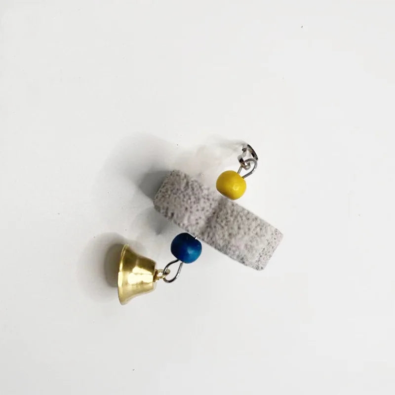 Parrot Molar String, Volcanic Rock Molar Stone, Hamster, Chinchillas, Birds Mineral Supplement, Pet Products Quake 1