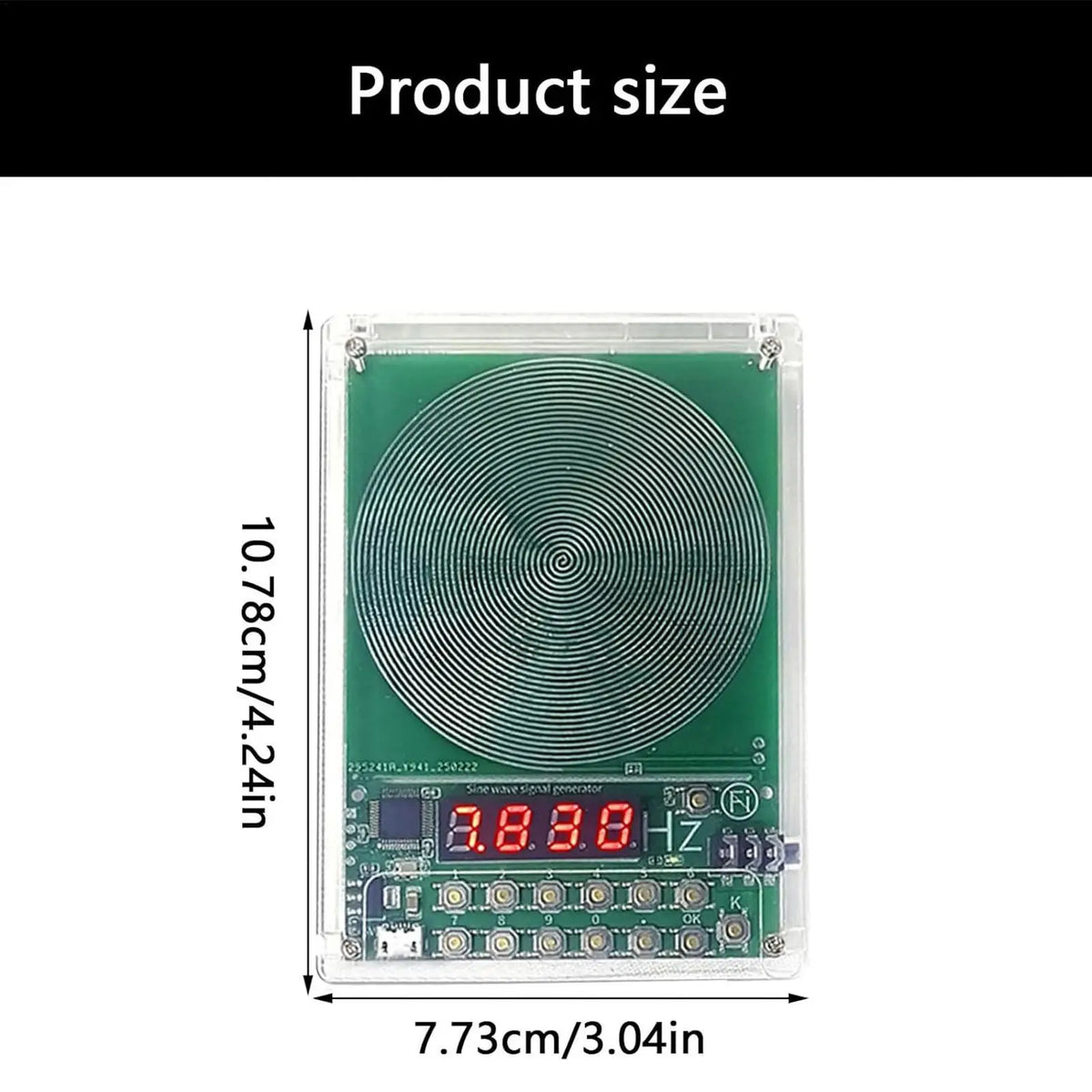 Frequency Generator 7.83hz USB Powered Sound Wave Resonance Device 0.1hz-100000hz Adjustable Calamity Frequency Generator Quake