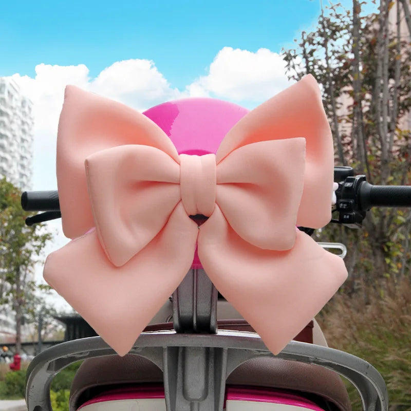 1pc Electric Bike Bow Decoration Accessories Cute and Essential Decorations for Electric Bikes Quake