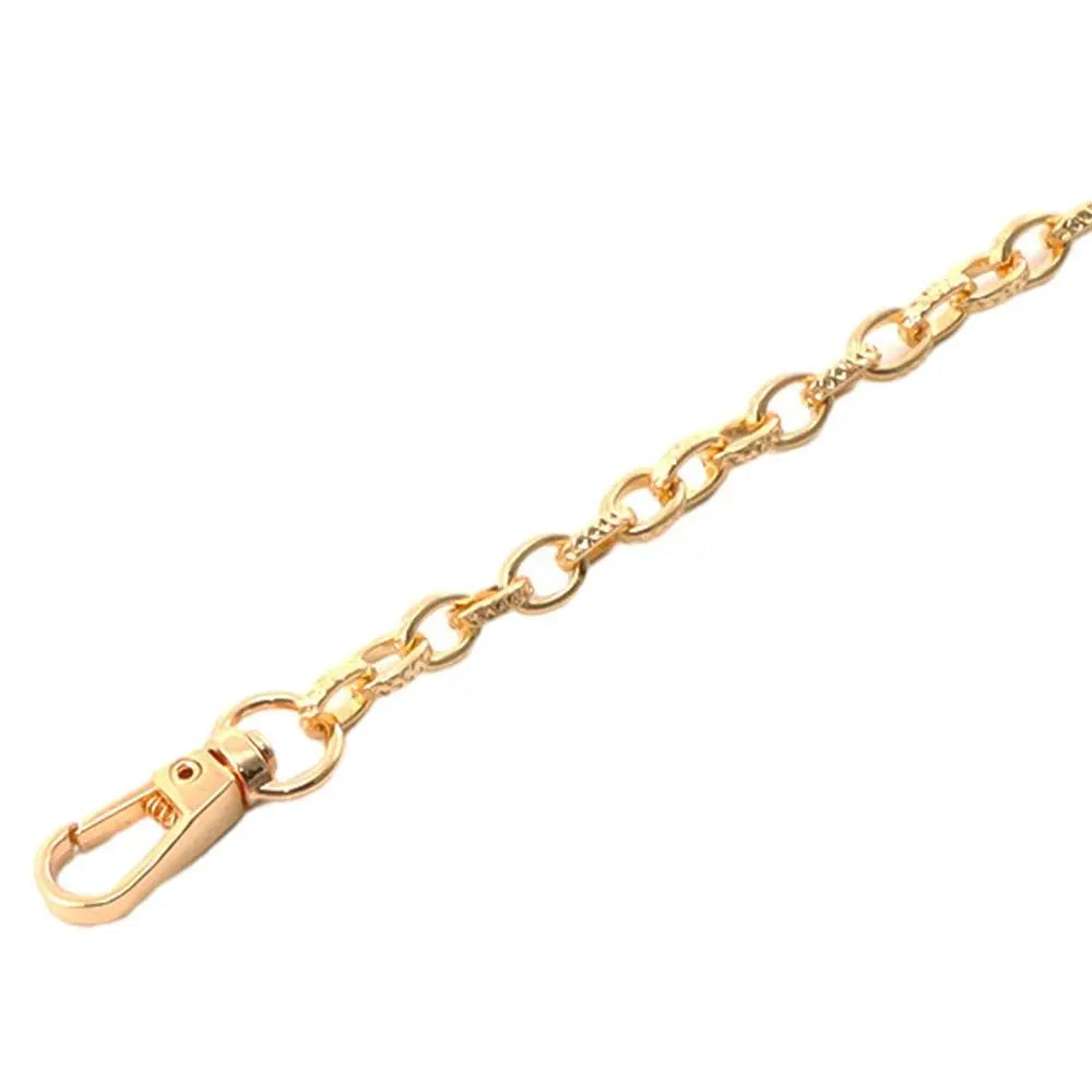 Fashion 120cm Bag Chains Replacement Metal Alloy Handbag Handle Chain Purse Chain Belt Quake 120cm gold type B