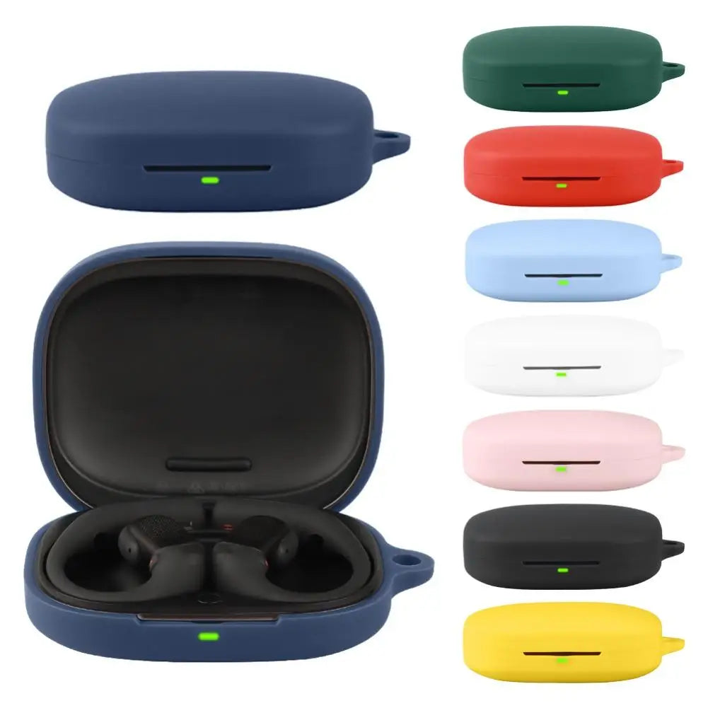Protective Case for SHOKZ OpenFit Pro T010 Soft Silicone Shockproof Cover with Hook Anti-Fingerprint Dustproof Headphone Shell Quake