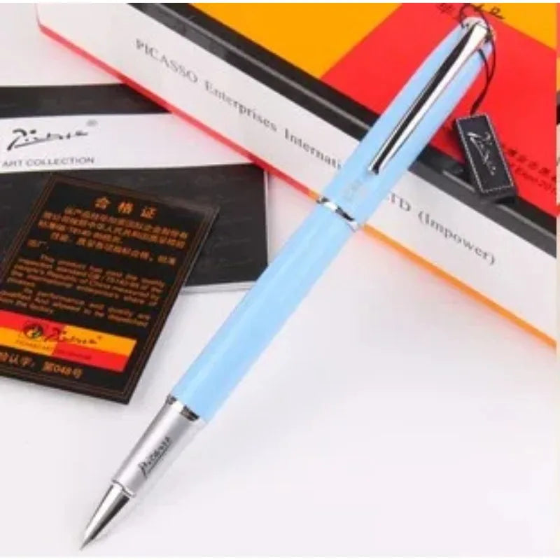 Luxury Picasso 916 Financial Pen Extra Fine Hooded Nib 0.38mm Fountain Pen High-end Writing Stationery Gift Pens with a Gift Box Quake
