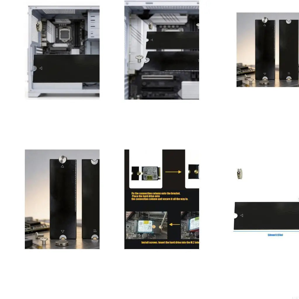 M.2 Mounting Conversion Board for 2230 Storage Modules, Circuit-Board Support Profile with Defined End Notches for K1KF Quake CN