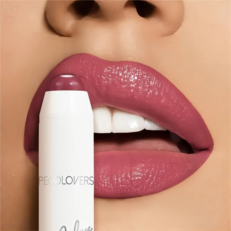 PECOLOVERS Waterproof Lipstick for Women - Long-Lasting, Moisturizing Gloss with Natural Finish, Suitable for All Skin Types Quake 06