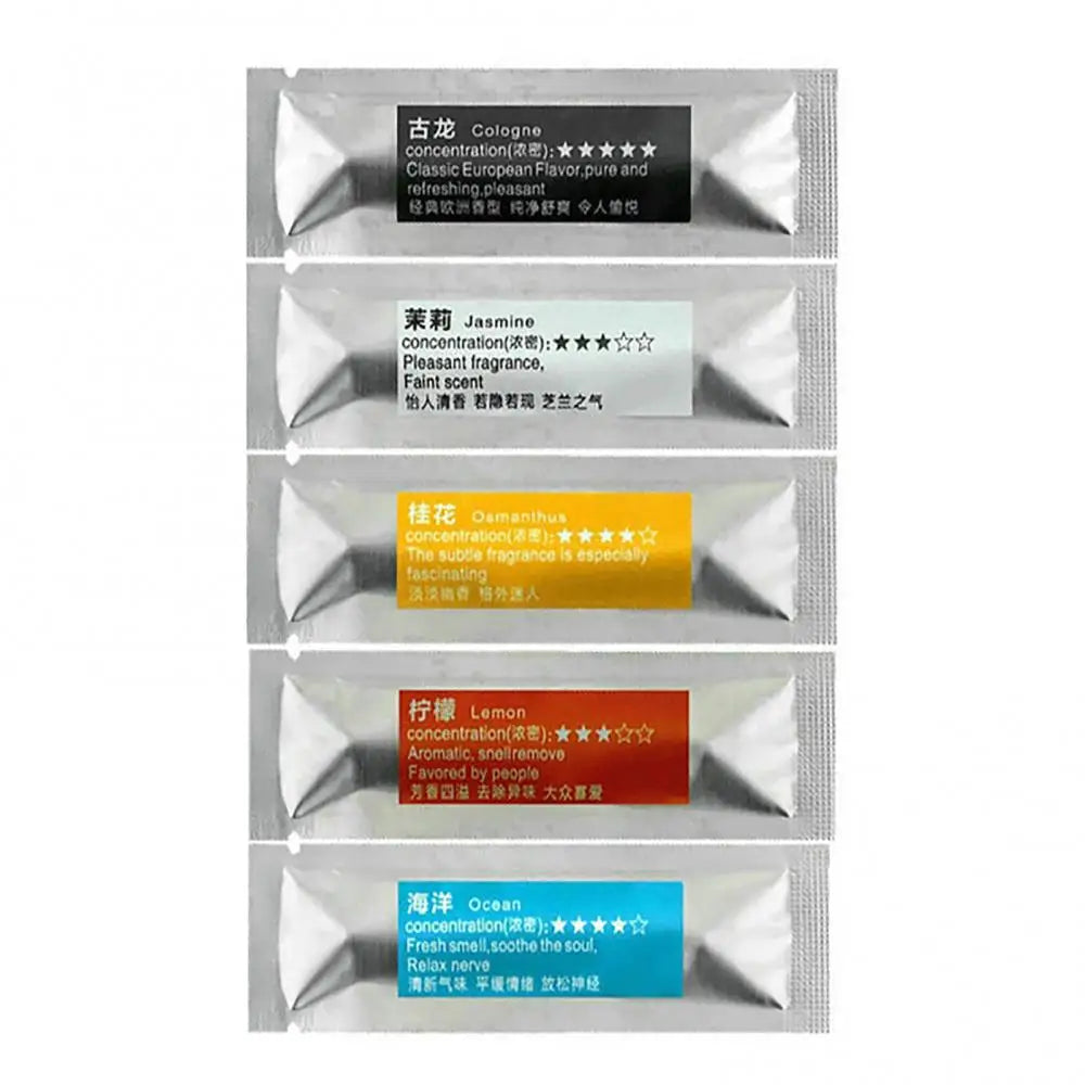 5Pcs Car Replacement Air Freshener Purifier Solid Perfume Diffuser Stick Cores Ocean Lemon Jasmine Cologne Osmanthus Quake 5pcs