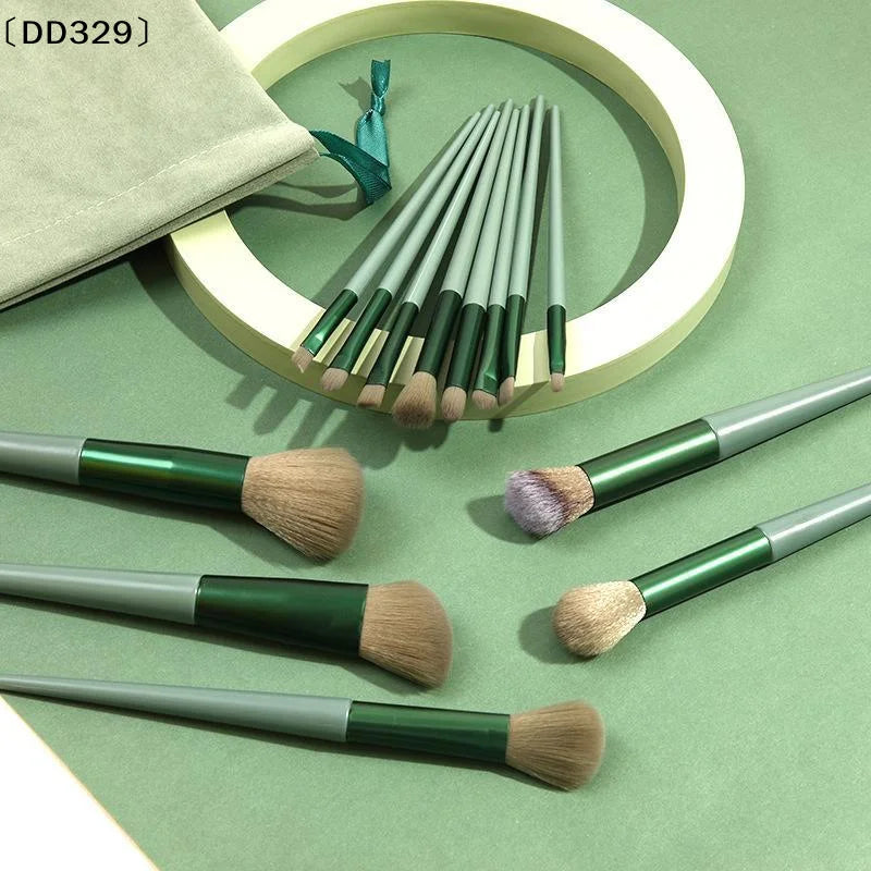 13Pcs Makeup Brush Set Full Function Cosmetic Brushes With Portable Storage Bag For Travel Daily Beauty Makeup〔DD329〕 Quake