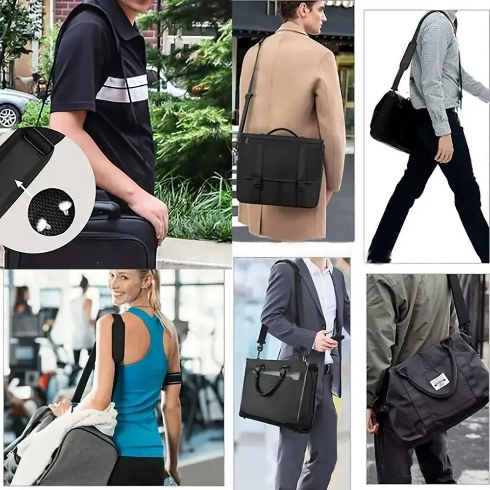 Bag Accessories Adjustable Bag Strap Nylon Black Shoulder Bag Strap Shoulder Strap Pad Shoulder Bag Quake