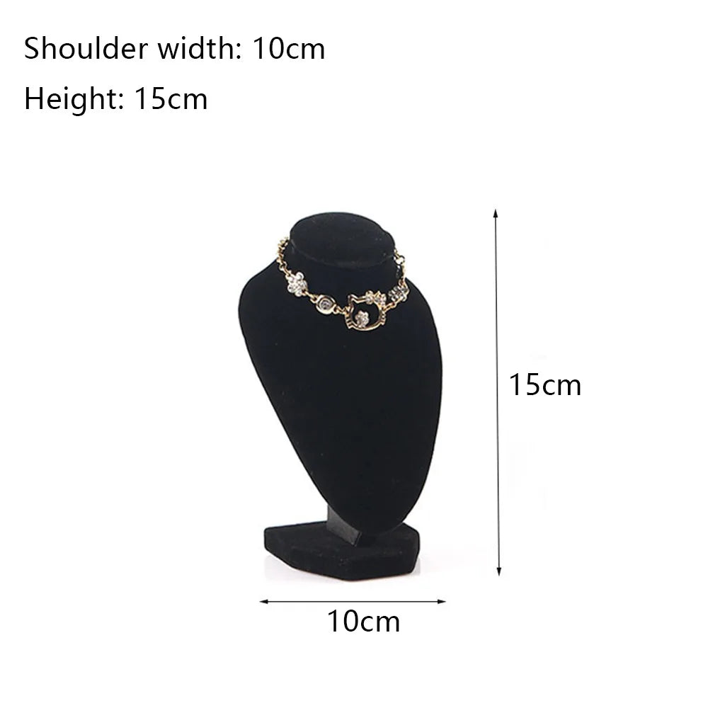 New Pendant Display Jewelry Display Rack Mannequin Jewellery Necklace Stands Retail Shop Decorate Display Organizer Stand Quake 15x10cm
